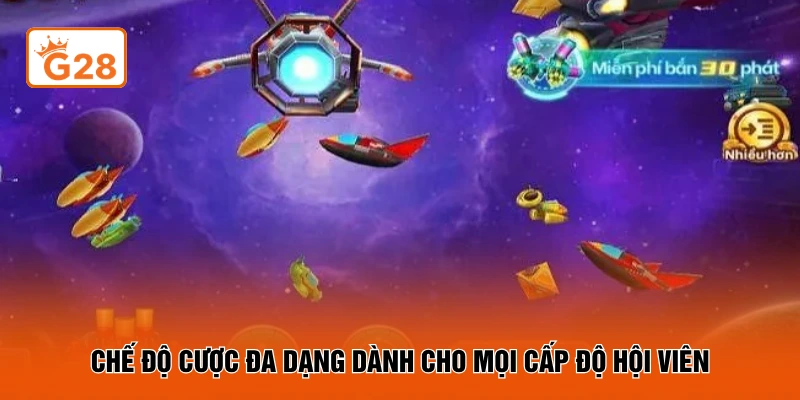Chế độ cược đa dạng dành cho mọi cấp độ hội viên