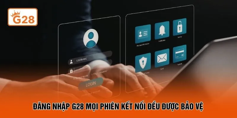 Đăng nhập G28 mọi phiên kết nối đều được bảo vệ
