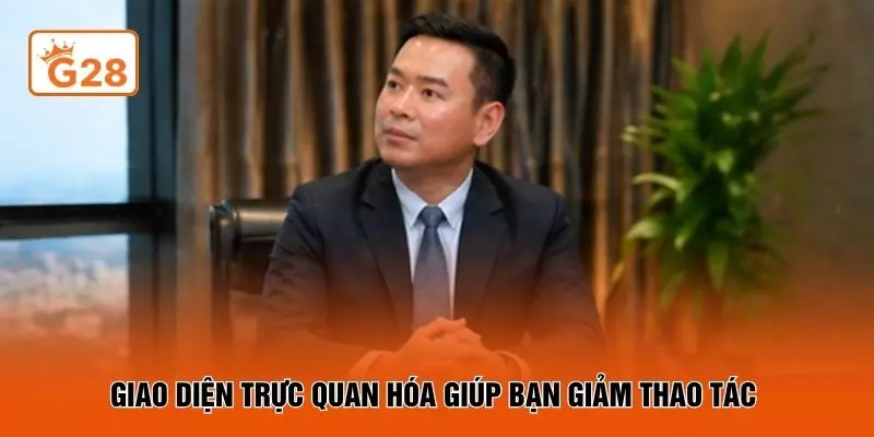 Giao diện trực quan hóa giúp bạn giảm thao tác